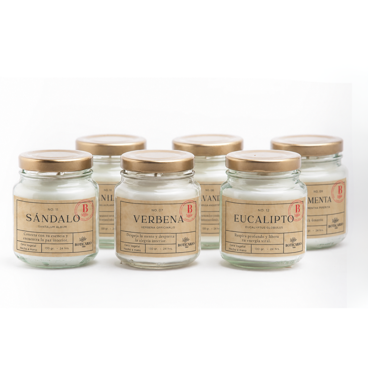 Kits 6 velas de botica